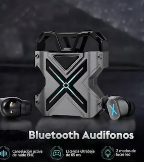 Foto 2 | Foto 2 | Audífonos Xtellar Bluetooth Gamer In-ear Elegantes Y Con Reducción De Ruido