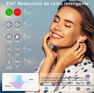 Foto 2 | Foto 2 | Xtellar Premium Audífonos Inalámbricos Bluetooth 5.3 Efecto Sonido Hifi Hd Emparejamiento Universal