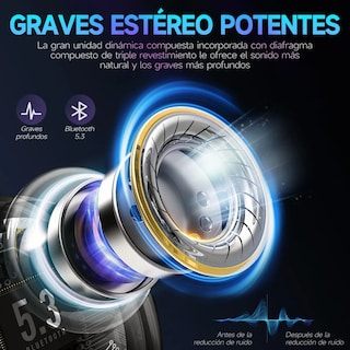 Foto 4 | Foto 4 | Audífonos Bluetooth In-ear Gamer K89 Reducción De Ruido Violeta