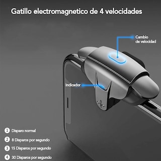 Foto 3 | Foto 3 | Gatillos Joystick Electrónicos Memo AK05 Pro Metal para Celular