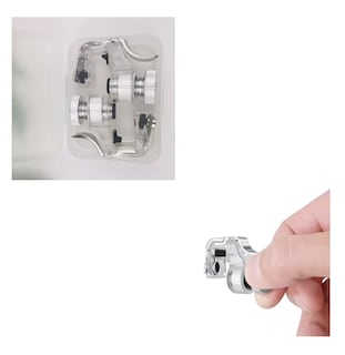 Foto 2 | Foto 2 | Gatillos Gamepad R11 Botones L1 R1 Celular Transparente/Plata