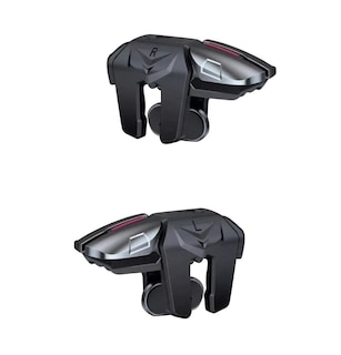 Foto 4 | Foto 4 | Gatillos Celular Sarafox con 4 Botones + Dedales Gamer Negro