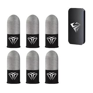 Foto 1 | Foto 1 | Guantes Dedales Dedos Gamer Original Touch Profesional 7 Pzs Eo Safe Imports Esi-14355 Gris