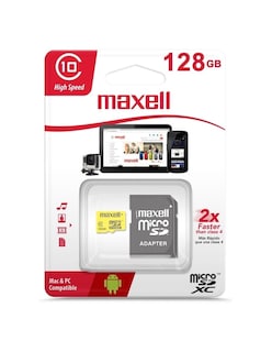 Foto 2 | Foto 2 | Tarjeta Maxell Micro Sd De 128gb con Adaptador Sd, Clase 10 347521