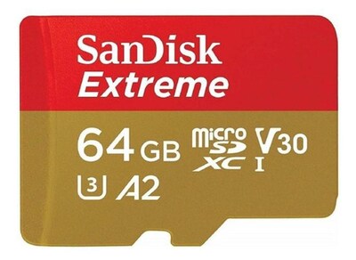 Foto 1 | Foto 1 | Tarjeta de Memoria Sandisk Sdsqxa2 color Dorado Extreme Adaptador Sd 64gb