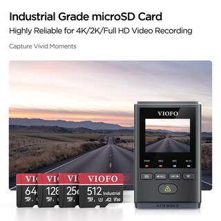 Foto 3 | Foto 3 | Tarjeta Microsd Viofo 64gb De Grado Industrial U3 A2 V30 Con Adaptador - Venta Internacional.