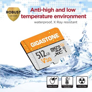 Foto 6 | Foto 6 | Tarjeta Micro Sd Gigastone 512gb Para Cámara De Vigilancia Gopro - Venta Internacional.