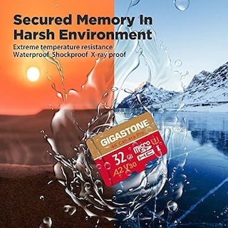 Foto 5 | Foto 5 | Tarjeta Micro Sd Gigastone 32 Gb, Paquete De 2 Unidades, 4k Camera Pro 95 Mb/s - Venta Internacional.