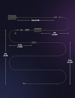 Foto 2 | Foto 2 | Cable De Extensión De Relé Govee De 3 M Para Lámpara De Cubierta H7067/8/9 - Venta Internacional.