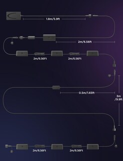 Foto 3 | Foto 3 | Cable De Extensión De Relé Govee De 3 M Para Lámpara De Cubierta H7067/8/9 - Venta Internacional.
