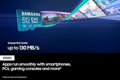 Foto 4 | Foto 4 | Tarjeta De Memoria Micro Sd Samsung Evo Select 512gb Con Adaptador - Venta Internacional.