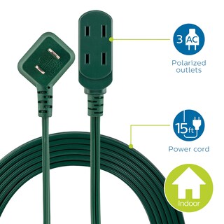 Foto 2 | Foto 2 | Cable De Extensión Philips Sps1032ge/27 De 15 Pies Con 3 Salidas, Verde - Venta Internacional.
