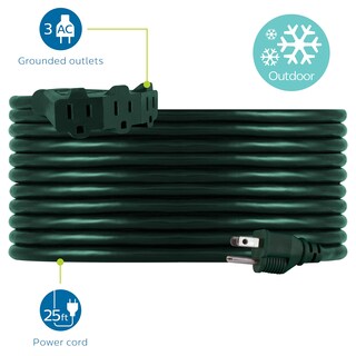 Foto 2 | Foto 2 | Cable De Extensión Para Exteriores Philips Sps1037gf/27 De 25 Pies Con 3 Salidas - Venta Internacional.