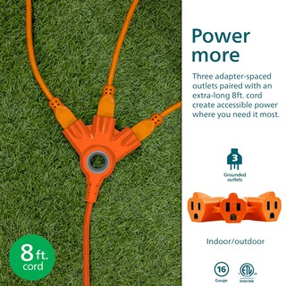 Foto 3 | Foto 3 | Cable De Extensión Philips Ezgrip Spc3083zo/37-t1 8 Pies 16 Awg Verde - Venta Internacional.