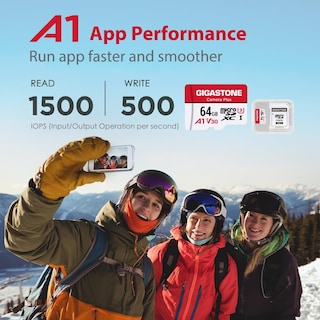 Foto 5 | Foto 5 | Tarjeta Micro Sd Gigastone Camera Plus Tarjeta De Memoria De 64 Gb 95 Mb/s - Venta Internacional.