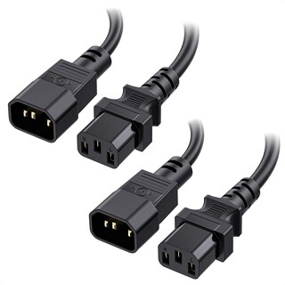 Foto 1 | Foto 1 | Cable De Extensión De Alimentación Cable Matters, Paquete De 2 Unidades, 1,8 M, Iec C14 A C13 - Venta Internacional.