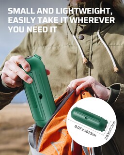 Foto 7 | Foto 7 | Funda Para Cable De Extensión Dewenwils, Paquete De 6, Impermeable, Verde - Venta Internacional.