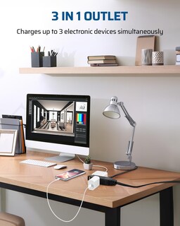Foto 3 | Foto 3 | Cable De Extensión Dewenwils, Conector Plano De 15 Pies, 13 A/125 V/1625 W, Negro - Venta Internacional.