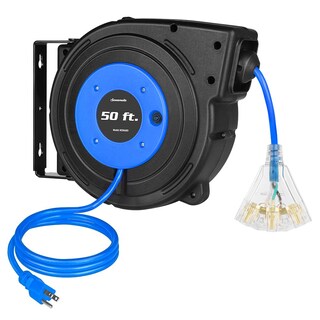 Foto 1 | Foto 1 | Carrete De Cable De Extensión Dewenwils, Retráctil, 50 Pies, 14 Awg/3c Sjtow - Venta Internacional.