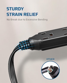 Foto 4 | Foto 4 | Cable De Extensión Dewenwils De 3 Salidas, 3 Pies, 16/3 Awg Para Interiores, Negro, Paquete De 2 - Venta Internacional.