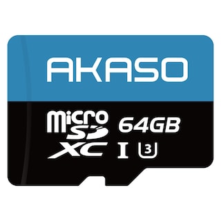 Foto 1 | Foto 1 | Tarjeta De Memoria Akaso Microsdxc U3 De 64 Gb Con Adaptador - 100 Mb/s - Venta Internacional.