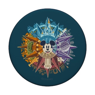 Foto 3 | Foto 3 | Phone Grip Mickey Mouse Del 50 Aniversario De Disney World - Venta Internacional.