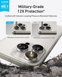 Foto 2 | Foto 2 | Protector De Lente De Cámara Anker Shieldx Glass Para Iphone 15 Pro/15 Pro Max, Paquete De 2 - Venta Internacional.