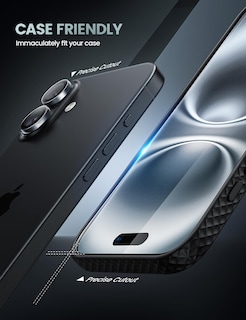 Foto 6 | Foto 6 | Protector De Pantalla Lamicall 2+2 Para Iphone 16 Con Lente De Cámara 2 - Venta Internacional.