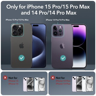 Foto 2 | Foto 2 | Protector De Lente De Cámara Esr Para Iphone 15 Pro Max/15 Pro/14 Pro - Venta Internacional.