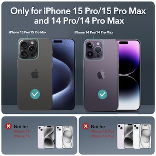 Foto 2 | Foto 2 | Protector De Lente De Cámara Esr Para Iphone 15 Pro Max/15 Pro/14 Pro - Venta Internacional.