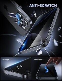 Foto 5 | Foto 5 | Protector de Pantalla Lamicall para iPhone 16 Pro Max-Venta Internacional