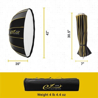 Foto 6 | Foto 6 | Beauty Dish Glow Ez Lock 42, Plegable, Blanco, Con Soporte Bowens - Venta Internacional.