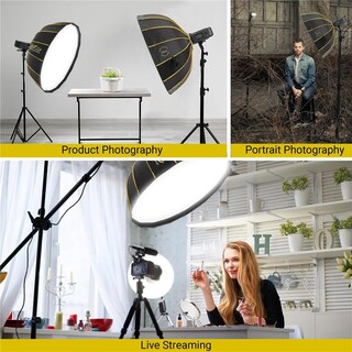 Foto 5 | Foto 5 | Beauty Dish Glow Ez Lock 34 Blanco Con Montura Bowens Speedring - Venta Internacional.