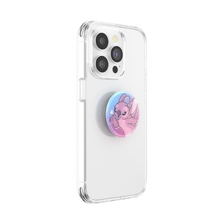 Foto 2 | Foto 2 | Phone Grip Popsockets Disney Stitch Con Purpurina Y Besos De Ángel - Venta Internacional.