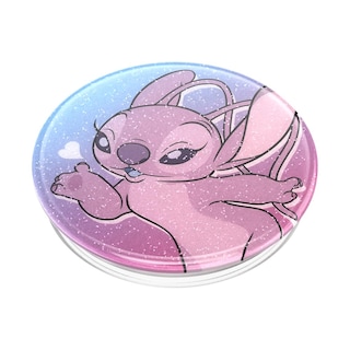 Foto 5 | Foto 5 | Phone Grip Popsockets Disney Stitch Con Purpurina Y Besos De Ángel - Venta Internacional.