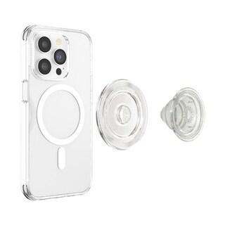 Foto 4 | Foto 4 | Empuñadura Para Teléfono Popsockets, Redonda, Compatible Con Magsafe, Transparente, Purpurina - Venta Internacional.