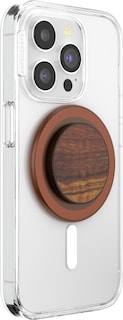 Foto 2 | Foto 2 | Soporte Para Teléfono Popsockets Redondo, Compatible Con Magsafe, Madera De Olivo - Venta Internacional.