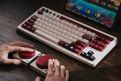 Foto 2 | Foto 2 | Teclado Retromecánico De 8 Bits Bluetooth 2 4 G/usb-c Fami