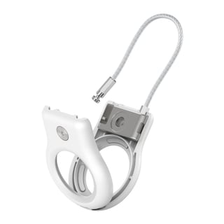 Foto 3 | Foto 3 | Soporte de Seguridad Belkin Blanco con Cable Metálico para Airtag