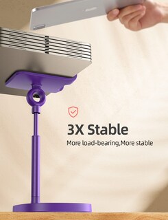Foto 6 | Foto 6 | Soporte Para Teléfono Celular Lisen Morado Oscuro Para Iphone 14 Y Tableta - Venta Internacional.