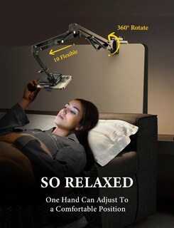 Foto 3 | Foto 3 | Soporte Para Teléfono Lisen, Cuello De Cisne, Para Cama Y Escritorio Iphone 15, Plateado - Venta Internacional.