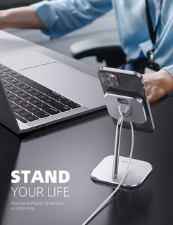 Foto 3 | Foto 3 | Soporte De Teléfono Lamicall Para Apple Magsafe Charger De Aluminio De 15 W - Venta Internacional.