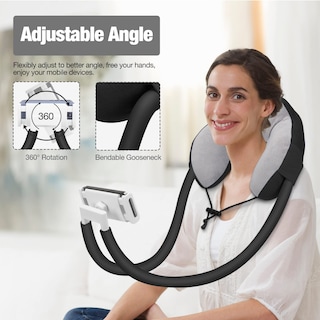 Foto 3 | Foto 3 | Almohada De Cuello De Cisne Moko Lazy Con Soporte Para Teléfono Móvil Para Dispositivos De 4 A 11 Años - Venta Internacional.