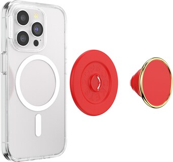 Foto 3 | Foto 3 | Soporte Para Teléfono, Popsockets, Redondo, Compatible Con Magsafe, Color Rojo - Venta Internacional.