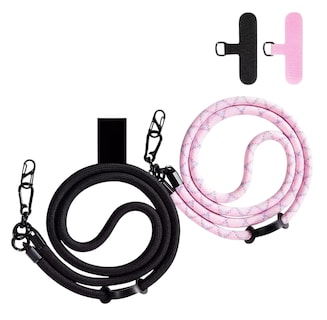Foto 2 | Foto 2 | Correa Ajustable para Celular 2 Piezas Negro y Rosa