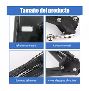 Foto 2 | Foto 2 | Soporte para Celular IPad Tablet Ajustable Soporte Brazo Negro
