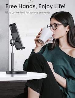Foto 6 | Foto 6 | Soporte De Teléfono Portátil Lisen Con Ángulo Ajustable Para Iphone 15 - Venta Internacional.