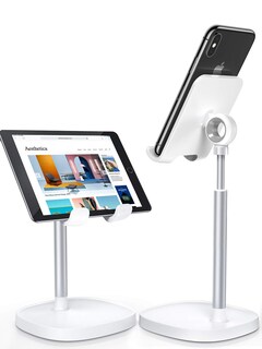 Foto 1 | Foto 1 | Soporte Para Teléfono Móvil Lisen, Ángulo De Altura Ajustable, Blanco - Venta Internacional.