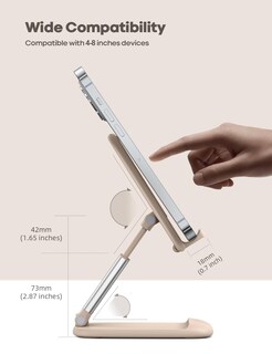 Foto 5 | Foto 5 | Soporte Para Teléfono Lamicall Khaki Desk Accessories Para Iphone De 4 A 8 Pulgadas - Venta Internacional.