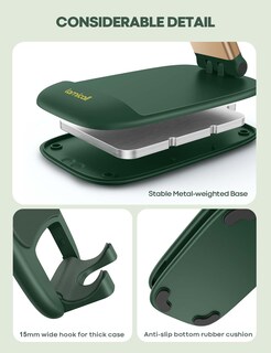 Foto 6 | Foto 6 | Soporte Para Teléfono Lamicall Green, Escritorio De Oficina, Soporte Para Iphone, Acrílico - Venta Internacional.